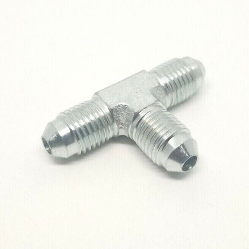 1/4 Jic 37 Male Hydraulic Flare Tee 3 Way Union Steel FasParts 2603-04-04-04