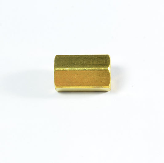 1/4 in Outer Dia Female Flare Tube Coupling Sae 45 Brass Fitting SAE45-32-4
