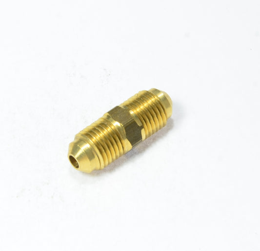 3/16 Male Flare Straight Union Coupling Mfl Sae 45 Degree Flare Fitting propane natural gas HVAC