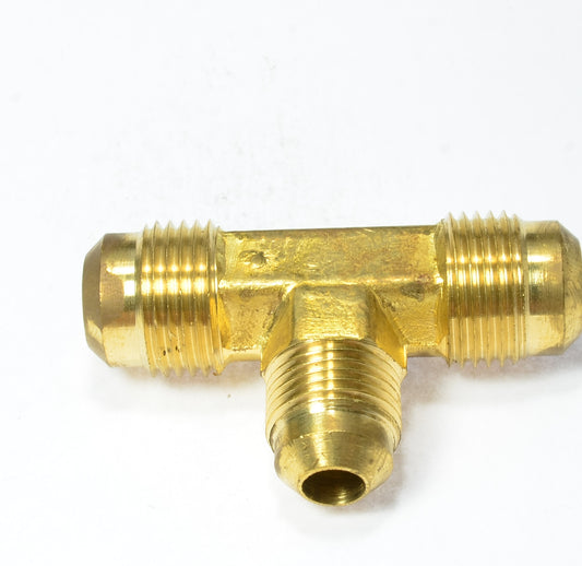 5/8 to 3/8 Tube OD Male Flare Tee Reducer Union Sae 45 Degree Mfl Fitting propane natural gas HVAC