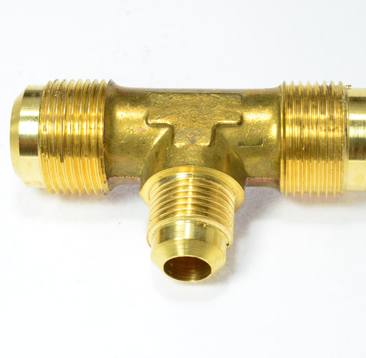 3/4 to 3/8 Tube OD Male Flare Tee Reducer Union Sae 45 Degree Mfl Fitting propane natural gas HVAC