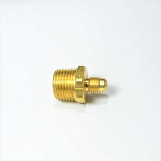 5/16 Od Male Sae 45 Flare to 1/8 Npt Male Straight Adapter Fitting for Natural Gas Propane HVAC