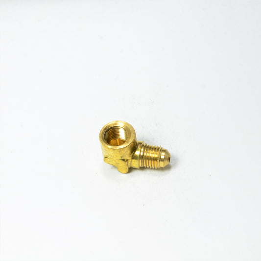 1/8 Od Male Sae 45 Flare to 1/8 Npt Female Elbow L Adapter Fitting for Natural Gas Propane HVAC