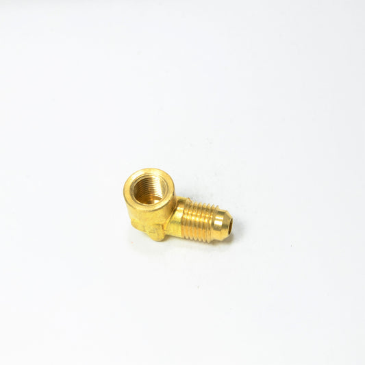 1/4 Od Male Sae 45 Flare to 1/8 Npt Female Elbow L Adapter Fitting for Natural Gas Propane HVAC