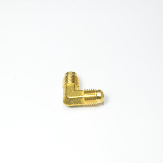 Gas Male Flare Elbow 1/4 Tube OD Sae 45 Degree Fitting for Propane HVAC Natural Gas