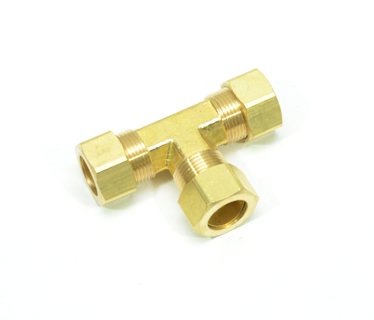 5/8 Tube Od 3 Way Tee Union Compression Fitting for Copper Tubing Water Air Oil