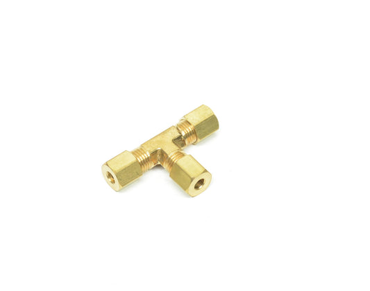 3/16 Tube Od 3 Way Tee Union Compression Fitting for Copper Tubing Water Air Oil