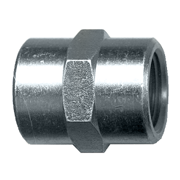 Steel 2" Female Npt Fpt Fip Thread Pipe Fitting Straight Coupling Joiner WOG