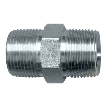 1-1/4 inch to 1 inch Npt Male Reducer Hex Nipple Mip Mpt Carbon Steel Pipe Fitting Fuel Oil Gas Liquid Air WOG