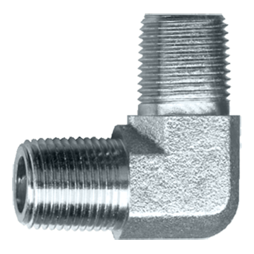 1 inch Male Npt Mpt Steel Male Elbow L 90 Degree Vacuum Fuel Air Water Oil Gas