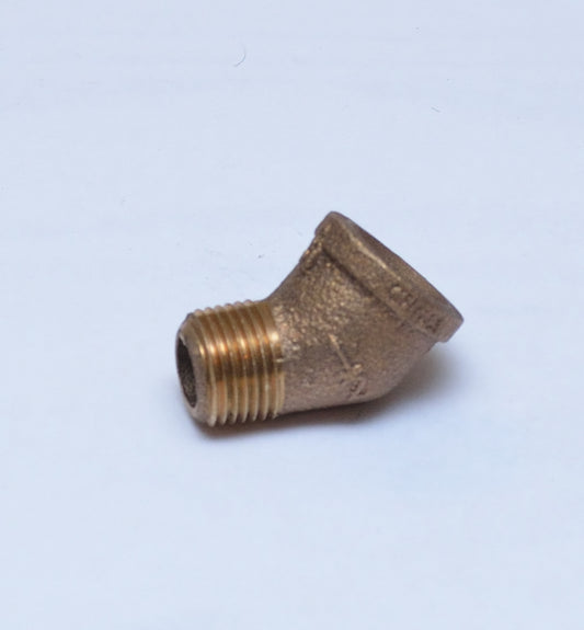 45 Degree Street Elbow 1/2 Npt Male Female Pipe Fitting Fuel Air Water Oil Gas