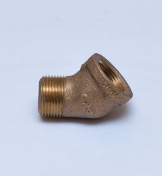 45 Degree Street Elbow 3/4 Npt Male Female Pipe Fitting Fuel Air Water Oil Gas
