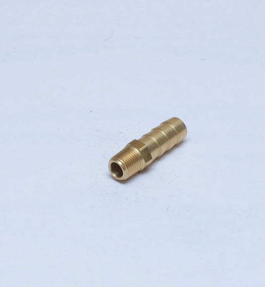Straight 3/8 Hose ID to 1/8 Male Npt Brass Barbed Fitting Water Oil Gas Air Fuel
