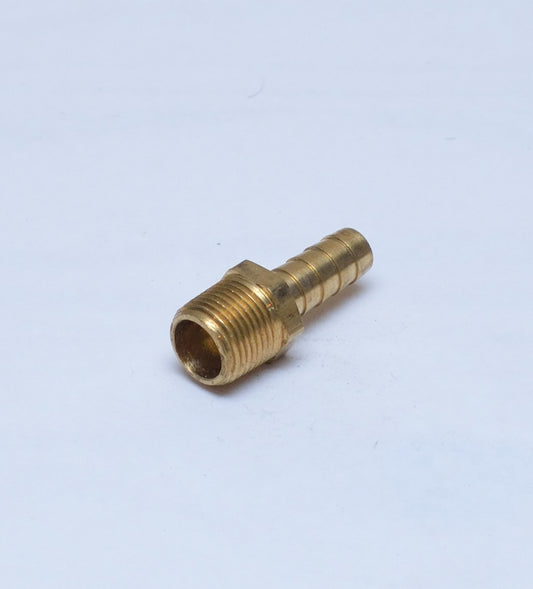 Straight 3/8 Hose ID to 3/8 Male Npt Brass Barbed Fitting Water Oil Gas Air Fuel