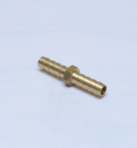 5/16 Hose ID Barb Mender Splicer Straight Union Brass Fitting Vacuum Fuel Air Oil Gas