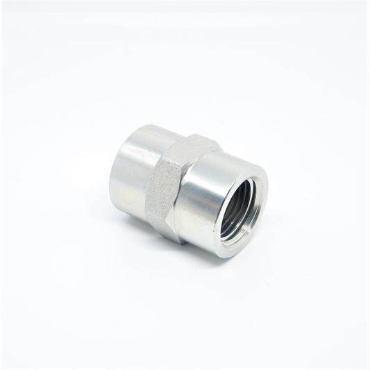 Steel 1/2" Female Npt Fpt Fip Thread Pipe Fitting Straight Coupling Joiner WOG