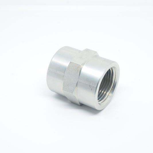Steel 3/4" Female Npt Fpt Fip Thread Pipe Fitting Straight Coupling Joiner WOG