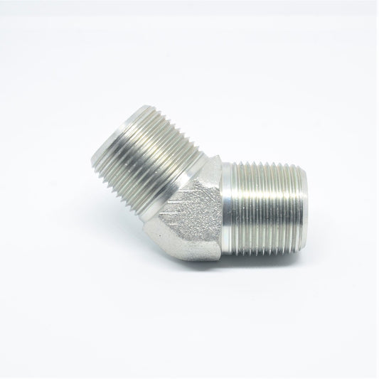 Steel 45 Degree Elbow 3/4 Male Npt Fitting Fuel Air Oil Fluid Vacuum WOG