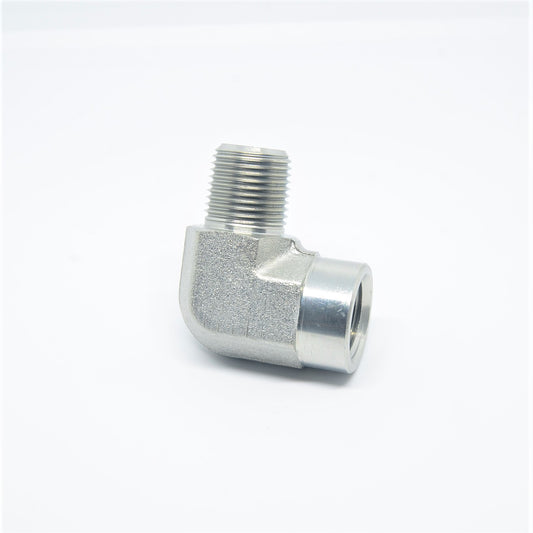 Steel Street Elbow Fitting 3/8 Female Npt x 3/8 Npt Male Water Oil Fuel Liquid