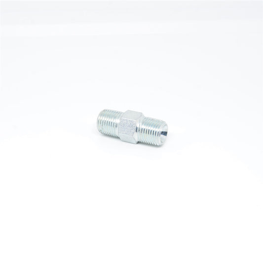 1/8 Npt Male Hex Nipple Mip Mpt Carbon Steel Pipe Fitting Fuel Oil Gas Liquid Air WOG