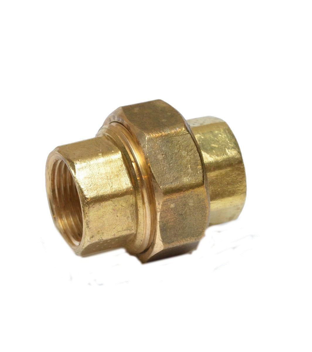 3/4 Npt Female 3 Piece Union Coupling Brass Pipe Fitting Air Water Oil Gas Fuel