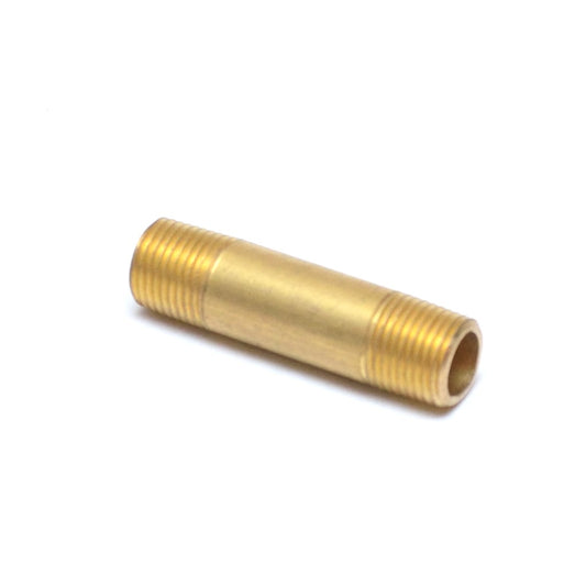 1-1/2 in Long Pipe Nipple 1/8 Male Npt Brass Fitting Fuel Oil Gas 113-A1-1/2