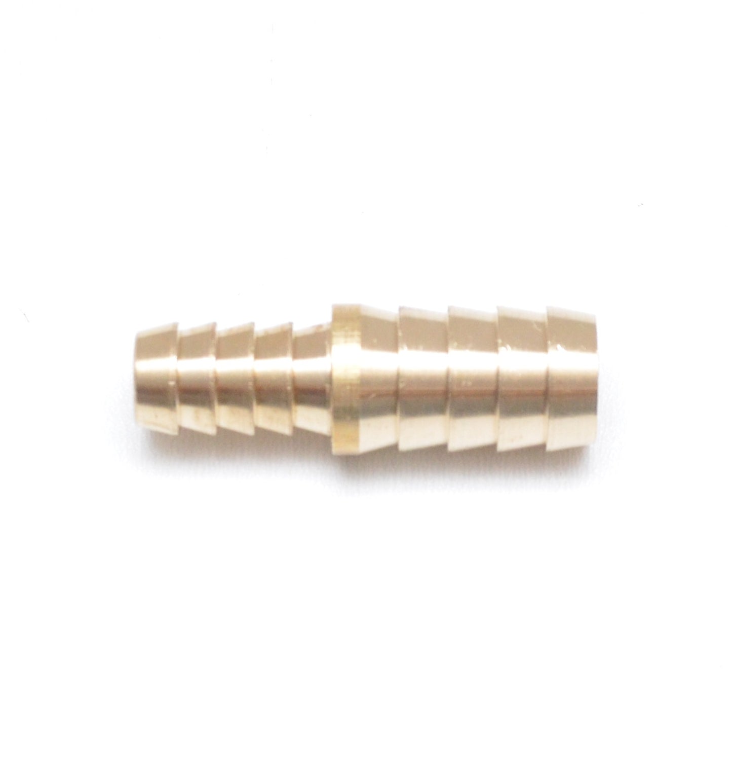 FasParts Brass Splicer 1/2" Hose ID Barb - 3/8" Hose ID Barb REDUCER