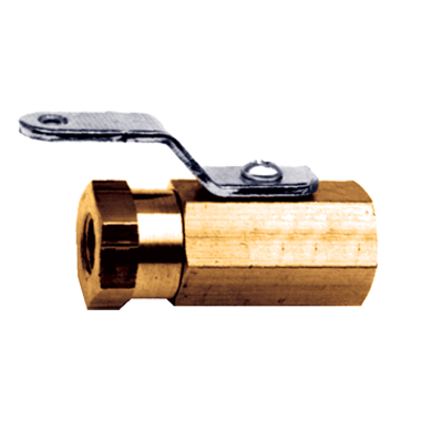FASPARTS Miniature Ball Valve 1/4" Female NPT 600 PSI Brass High Pressure / Extreme Temperature
